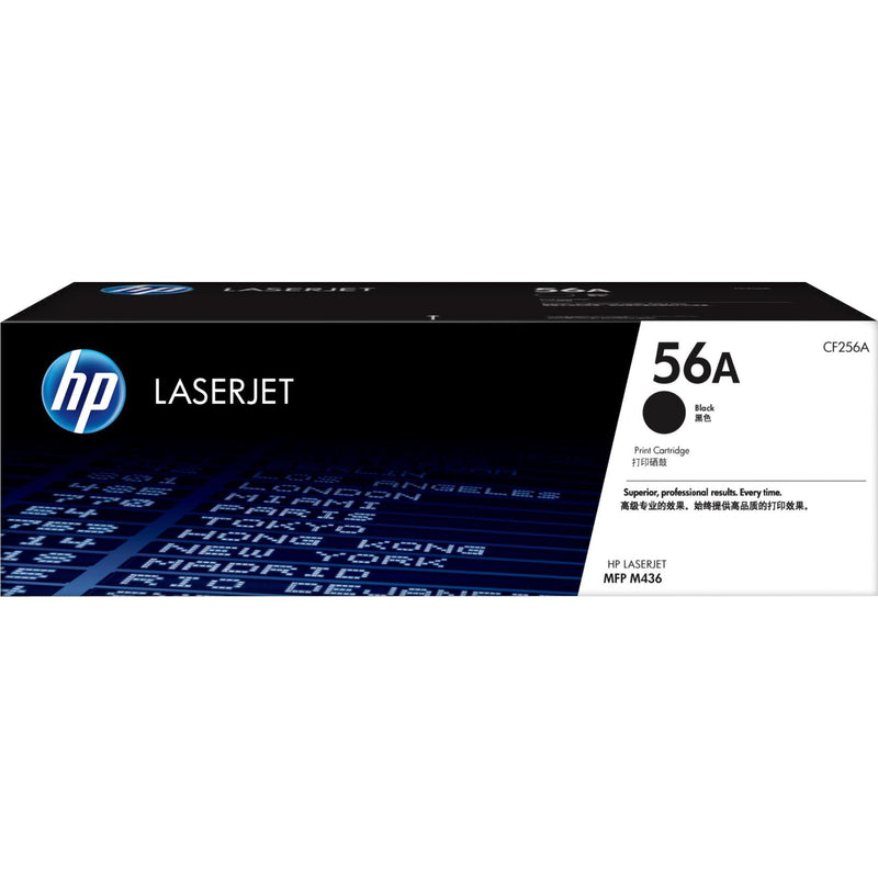 HP 56A Original LaserJet Toner Cartridge - Black CF256A