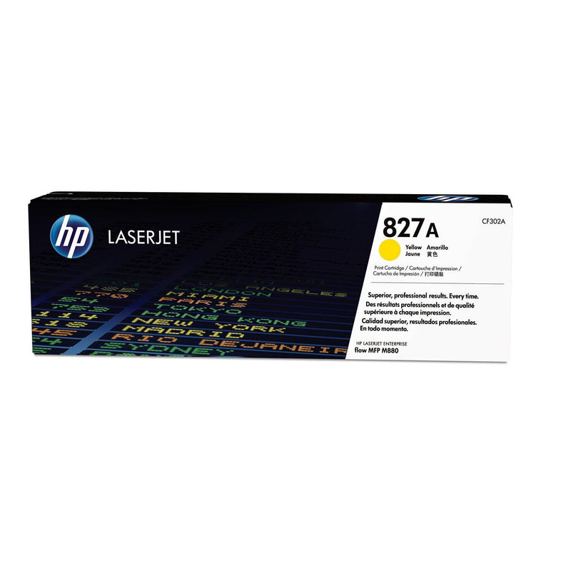 HP 827A Original LaserJet Toner Cartridge - Yellow CF302A
