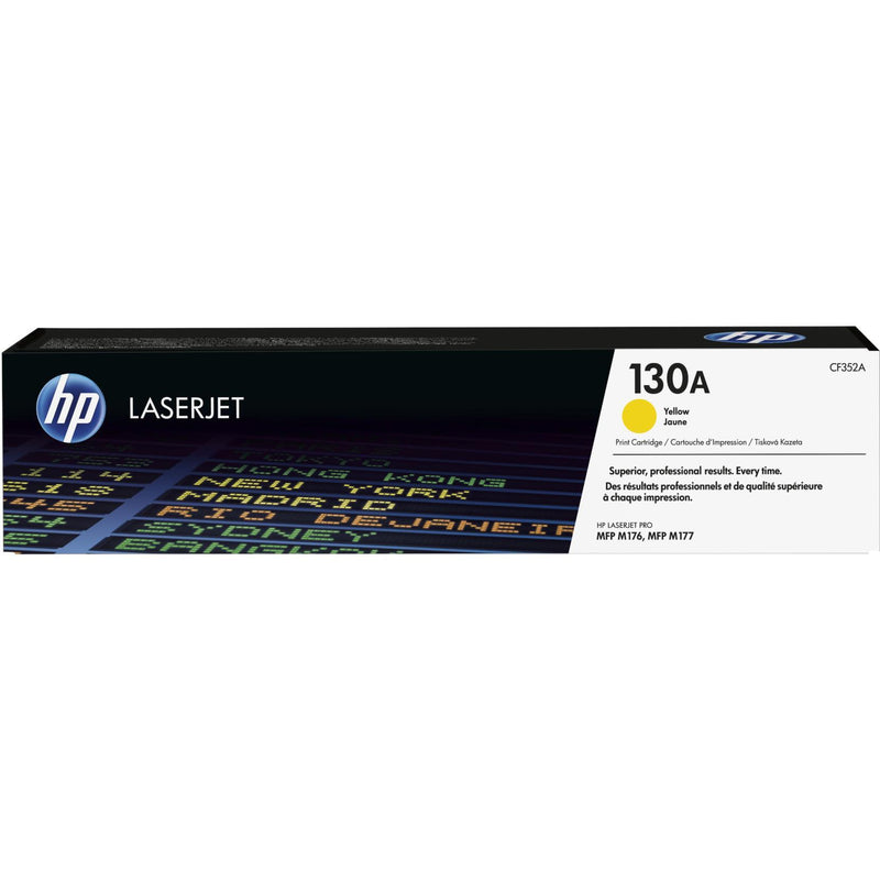 HP 130A Original LaserJet Toner Cartridge - Yellow CF352A