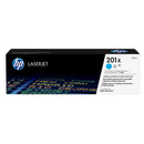 HP 201X Original LaserJet Toner Cartridge - Cyan CF401X