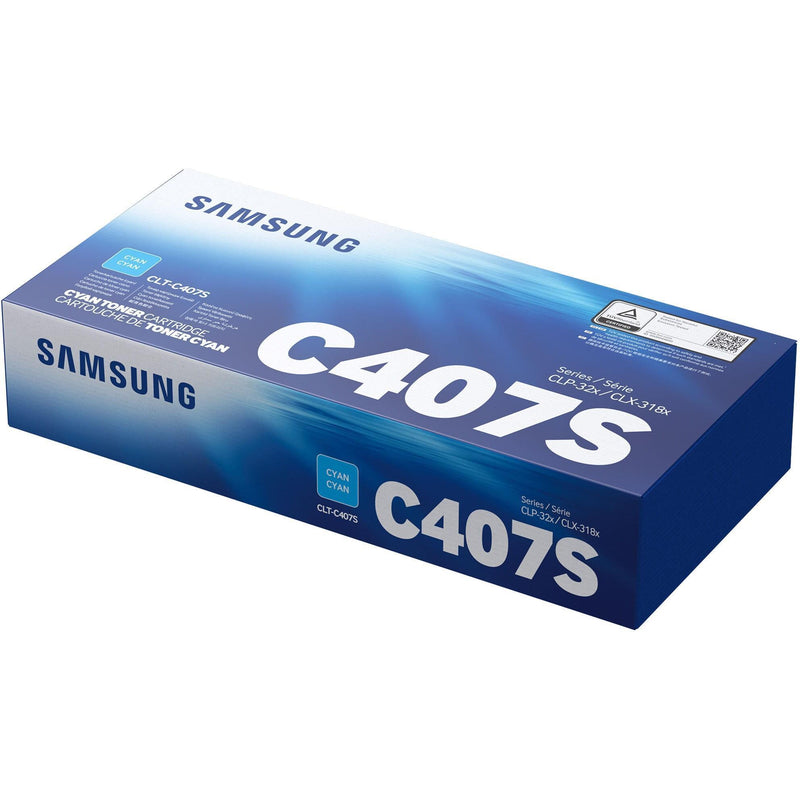 Samsung CLT-C407S Cyan Original Toner Cartridge ST998A