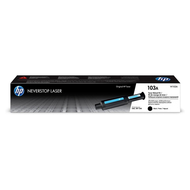 HP 103A Neverstop Original Laser Toner Reload Kit - Black W1103A