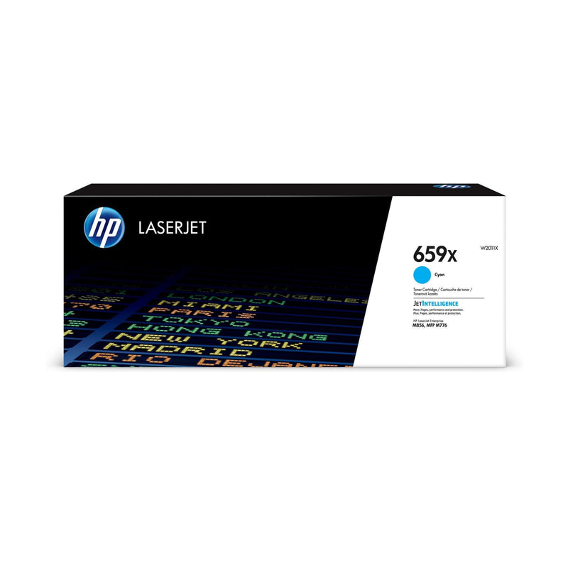 HP 659X High Yield Cyan Original LaserJet Toner Cartridge W2011X