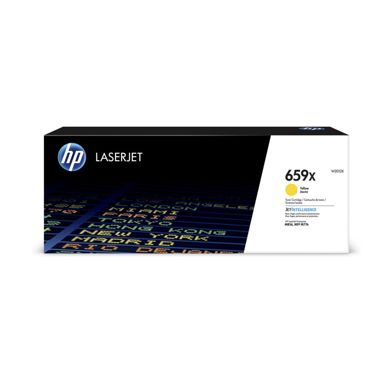 HP 659X High Yield Yellow Original LaserJet Toner Cartridge W2012X