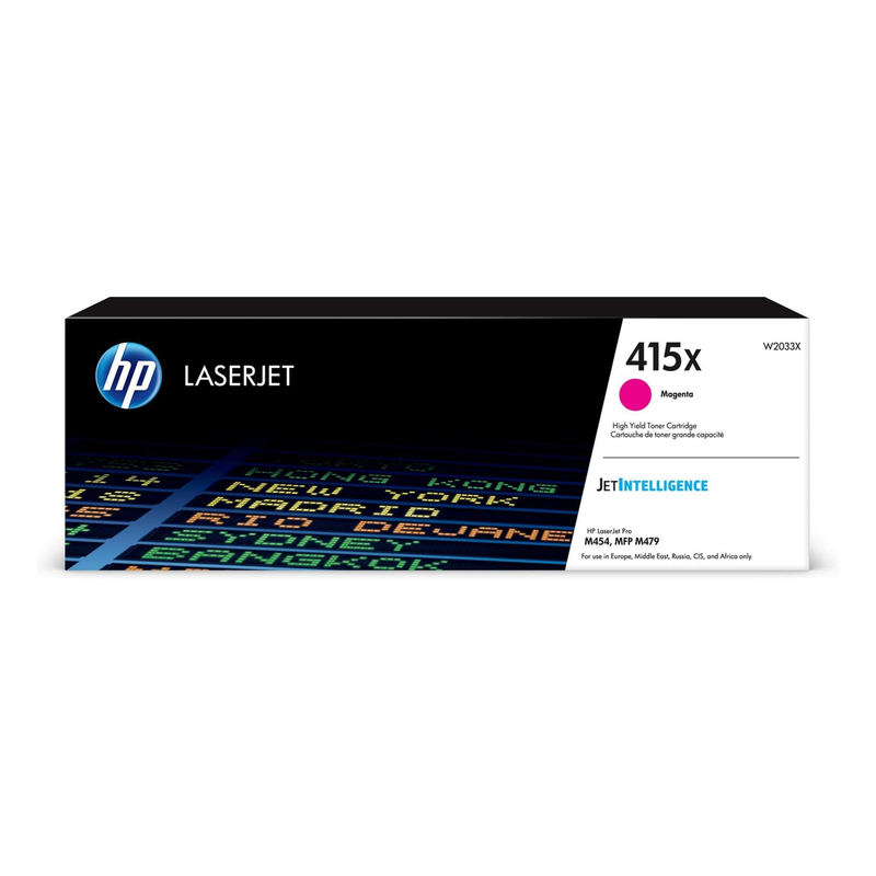 HP 415X High Yield Magenta Original LaserJet Toner Cartridge W2033X