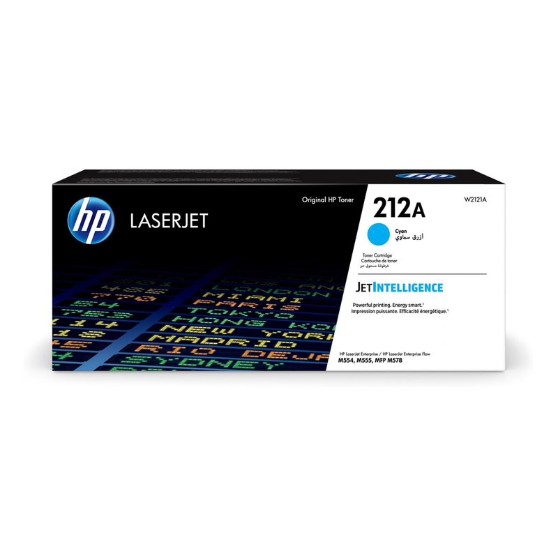 HP 212A Original LaserJet Toner Cartridge - Cyan W2121A